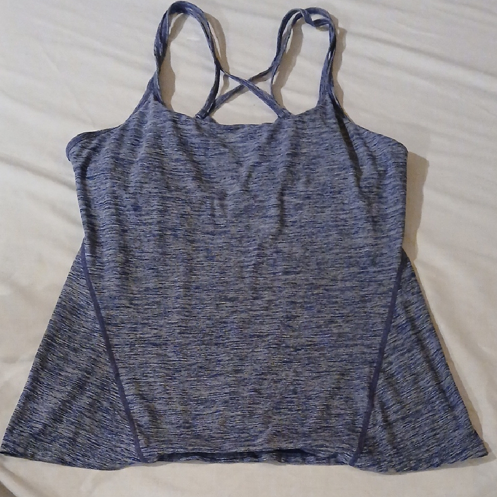 Shape Blue Active Wear Tank